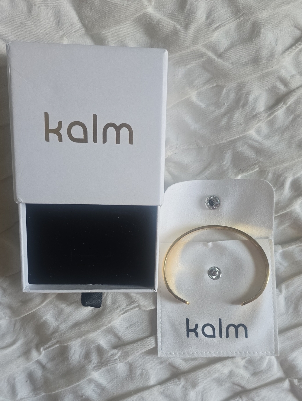 Kalm Gold Open Cuff Bracelet